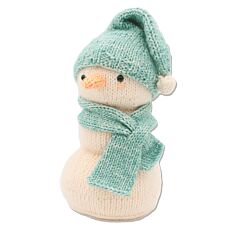 Le kit tricot Hardicraft « Bonhomme de neige Seb », doudou à tricoter soi-même d'environ 21 cm