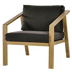 Fauteuil «Paris», aluminium aspect bois