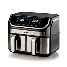 Friteuse à air chaud Ariete Dual, 2 paniers de 4,5 l, 11 programmes