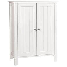 Commode de salle de bain «Nino», avec étagères et double porte