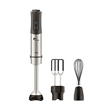 Mixeur plongeant Ohmex, 2 vitesses avec accessoires anti-rayures et affichage LED