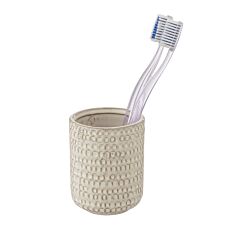 Gobelet brosses à dents « Pergole », céramique avec lasure à effet, Ø7,5 cm