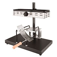 Ohmex Appareil à raclette traditionnel, pour demi-meule de fromage