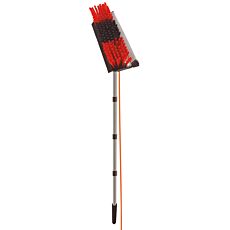 Brosse de nettoyage Starlyf avec manche télescopique, 3,6 m, distributeur de savon inclus