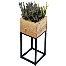 Hochbeet aus Holz/Metall «Douglasie» – 60x20x70 cm