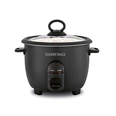 Gourmetmaxx Reiskocher, mit Dampfeinsatz und Warmhaltefunktion