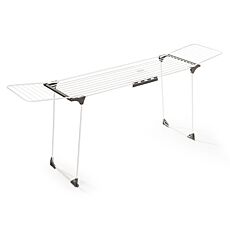 Séchoir à linge Easymaxx, extensible jusqu'à 2,6 m, avec roulettes