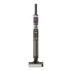 Aspirateur eau et poussière Ohmex « 2 en 1 », sans fil, avec brosse LED et base autonettoyante