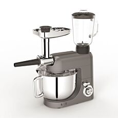 Ohmex Küchenmaschine 3in1, 8-l-Schüssel, Fleischwolf, Mixeraufsatz