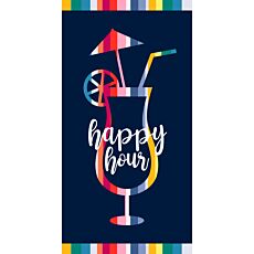 Egeria Strandtuch «Happy Hours», 90 x 180 cm