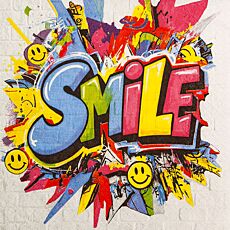 Servietten «Smile», 20 Stück, 3-lagig, 33 x 33 cm