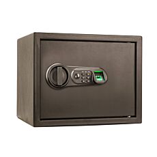 Coffre-fort domestique avec empreinte digitale, code numérique et clé de secours, 34 litres