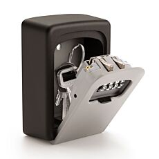 Boîte à clés à fixation murale avec code numérique, résistante aux intempéries, pour 5 clés