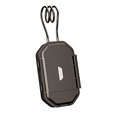 Tragbare Aufbewahrungsbox mit Zahlenschloss, wasserdicht IPX6, inkl. Drahtseil