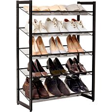 Songmics Schuhregal, für ca. 20 Paar Schuhe, aus Metall