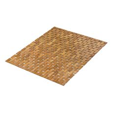 Kleine Wolke Badematte «Palito», Bambus, rutschhemmend, 50 x 70 cm taupe