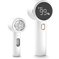 Rasoir anti-bouloches rechargeable avec 6 lames, 3 niveaux, écran LED