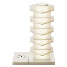 Lampe de chevet LED avec station de recharge sans fil, 15 W, RGB, intensité variable