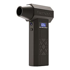 Ventilateur à main sans fil 2 en 1, souffleur d'air avec kit de buses et LED