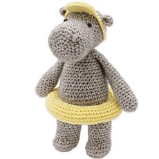 Kit de crochet Hardicraft «Hippopotame Henny», avec bouée et pare-soleil