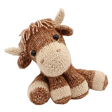 Kit de tricot Hardicraft «Hochlandrind Luke», peluche à confectionner soi-même, 21 cm