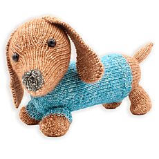 Hardicraft Strickset «Dachshund Ria», DIY Kuscheltier ca. 30 cm