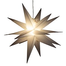 LED-3D-Stern, 60 cm, warmweisses Licht