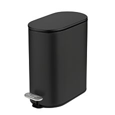 Poubelle à pédale «Collungo», 5 L, système de fermeture automatique Easy-Close noir
