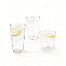 Trinkgläser-Set, 18-teilig, 6 Personen, 454 ml, 341 ml, 227 ml
