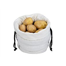 Kirschkern-Kartoffeltasche aus Jute, wärmespeichernd, beige