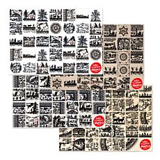 Set de table en papier «Swiss Tradition Memo», 24 feuilles avec 4 motifs