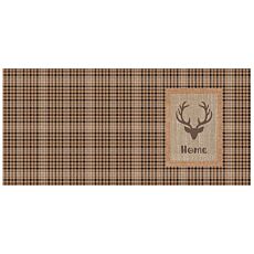 Tapis de passage «Deer Home», antidérapant, 67x150 cm