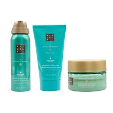 Coffret de soins Rituals «The Ritual of Karma Trial Set», 3 pièces, au thé blanc et au lotus