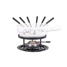 Service à fondue au fromage «Say Cheese Skieur», 9 pièces, pour 6 personnes