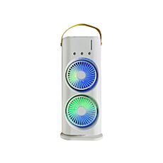 Double Mist Fan tragbarer Akku-Nebelventilator