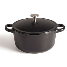 Mini-Bräter Cocotte mit Deckel, Gusseisen, 300 ml