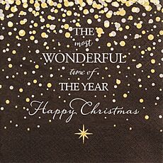 Serviettes «Christmas Glamour», 20 pièces, 33x33 cm