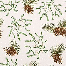 Serviettes «Sweet Mistletoe», 20 pièces, 33x33 cm