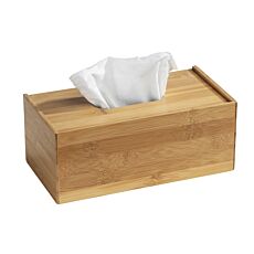 Kosmetiktuchbox «Terra» aus Bambus, mit Entnahmeöffnung