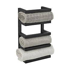 Porte-serviettes mural «Fondiro» pour 4 serviettes de toilette ou de bain