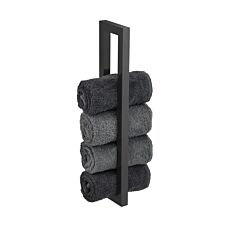 Wand-Handtuchregal «Reitani» aus Stahl, mattes Design