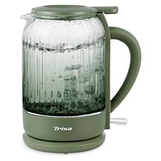 Bouilloire Trisa «Silent Boil», 1,5 l, verre strié, commande Strix