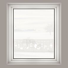 Statische Deko-Fensterfolie «Girlande», wiederverwendbar