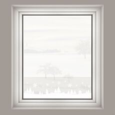Statische Deko-Fensterfolie «Bäume», wiederverwendbar