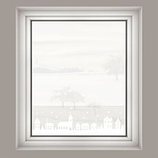 Statische Deko-Fensterfolie «Stadt», wiederverwendbar
