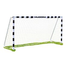 But de football Hudora pour le jardin, cadre carré stable avec montage par encliquetage