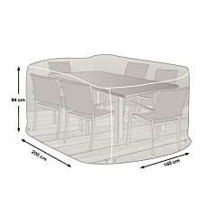 Housse de protection pour tables, résistante aux intempéries