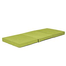 Matelas pliable en mousse, format compact avec sac de transport – vert clair