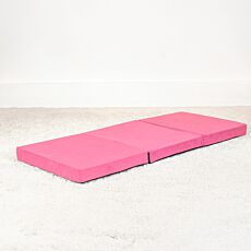 Matelas pliable en mousse, format compact avec sac de transport pink