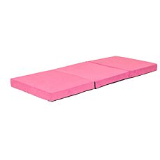 Matelas pliable en mousse, format compact avec sac de transport – pink